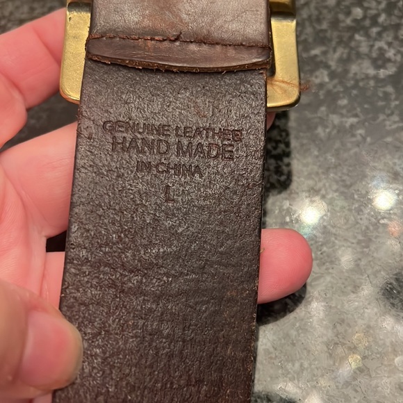 Linea Pelle embroidered leather love bird belt size LARGE - Picture 4 of 13